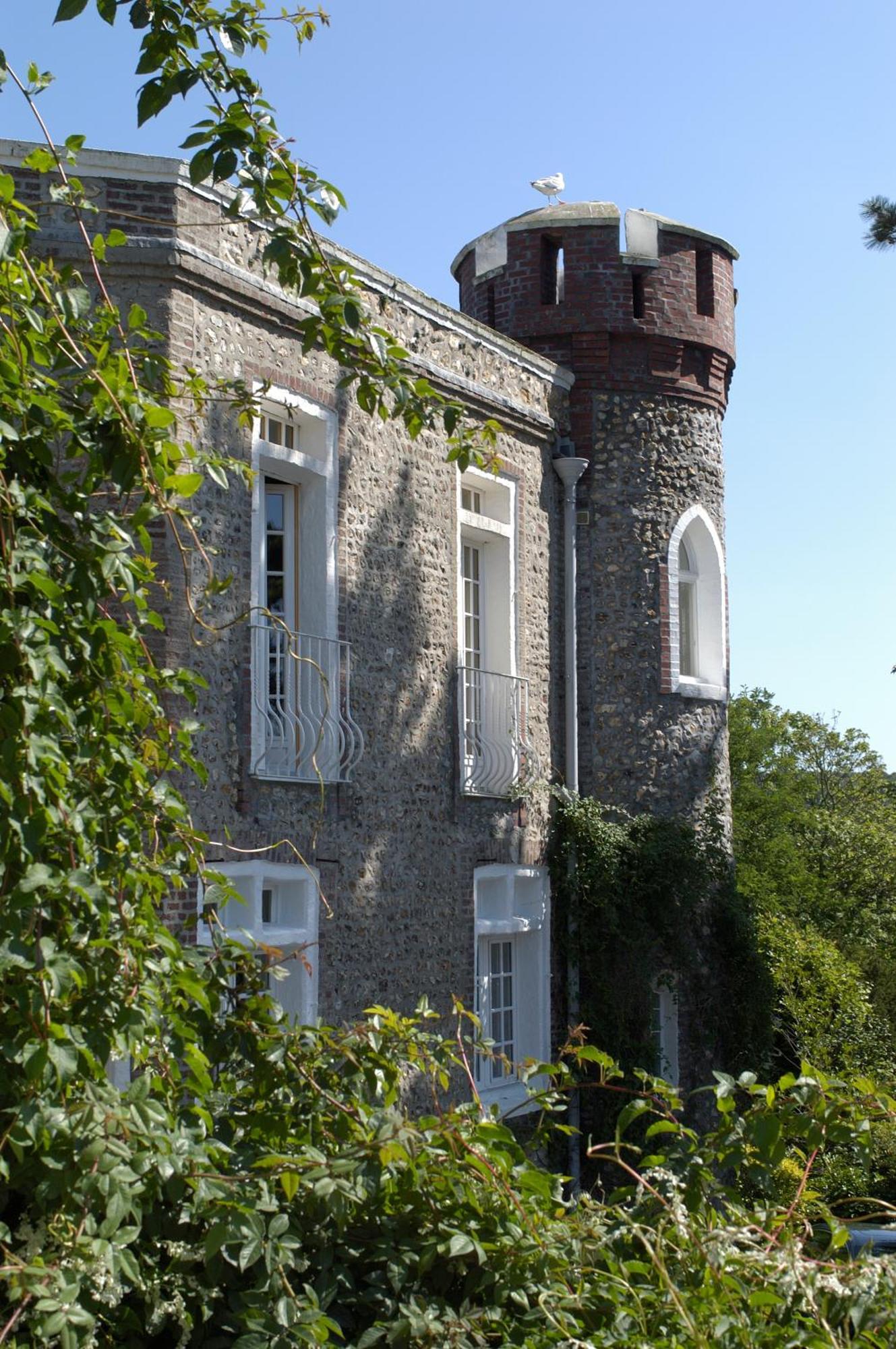 Hotel Domaine Saint Clair - Le Donjon Étretat Exterior foto